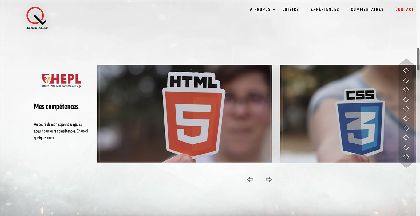image du projet web