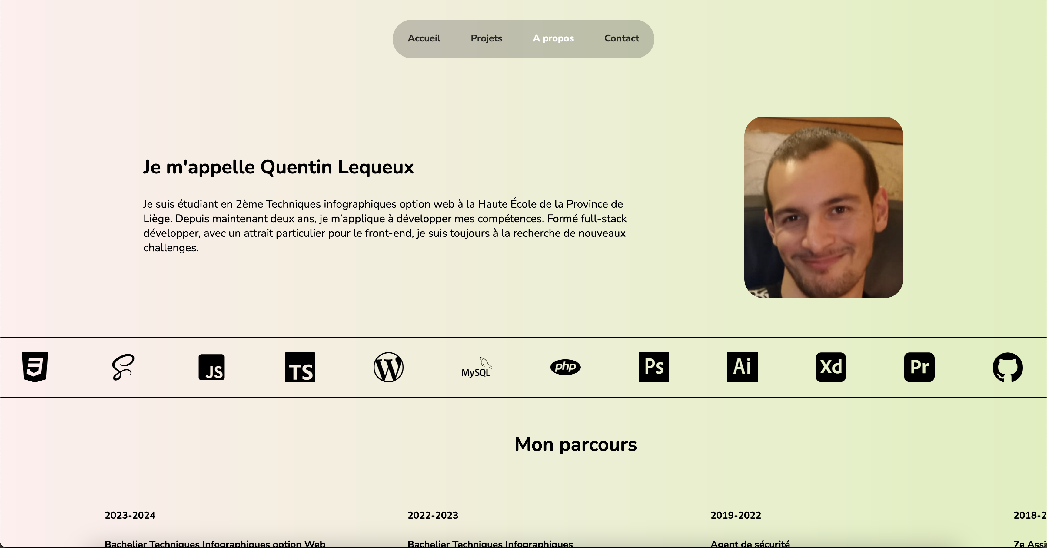 image du projet web